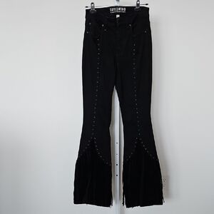 Idyllwind Black Pants with Fringe